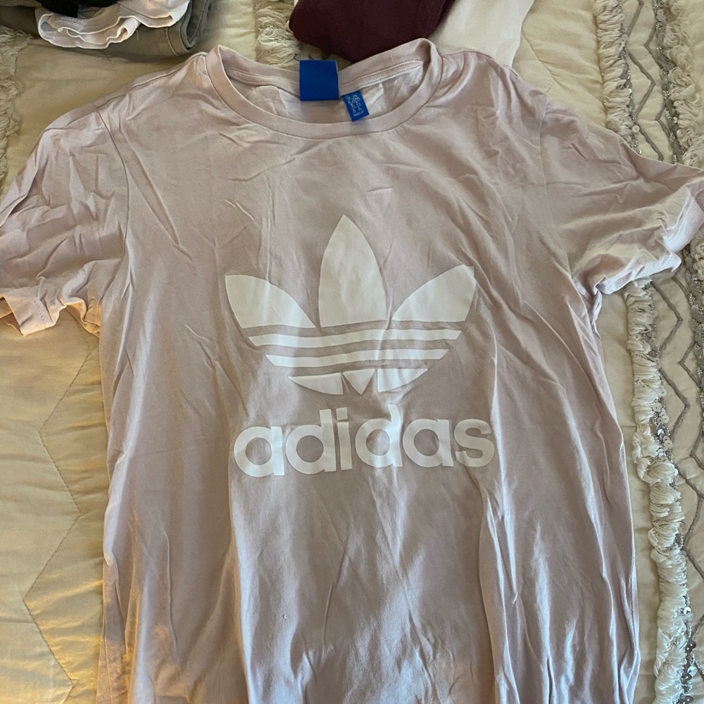 Adida's Light Dusty Pink T shirt